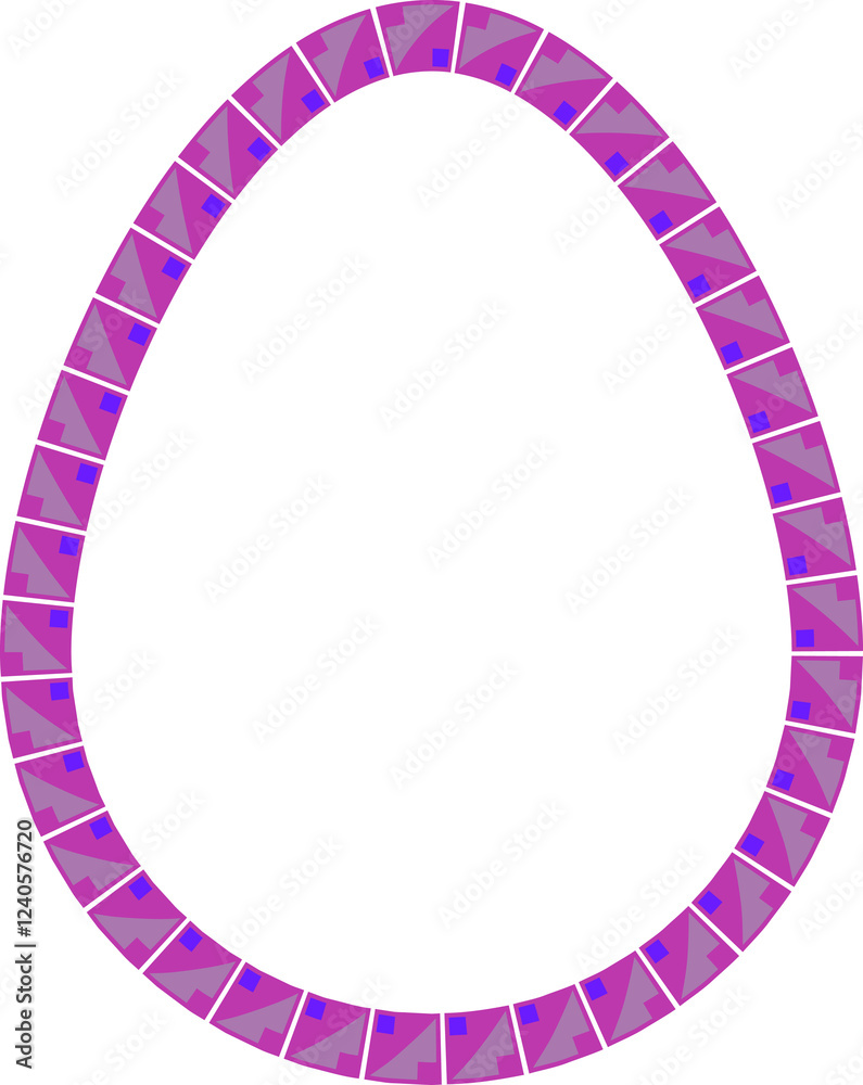 Easter egg frame. Easter egg frame.