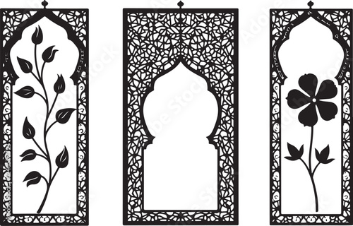 Elegant Ornamental Laser Cut Panels