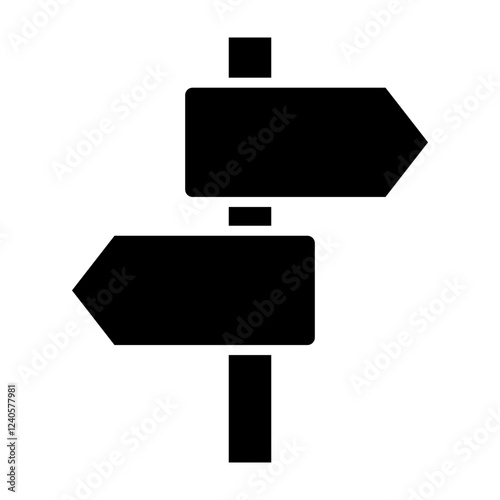 Sign Glyph Icon Design
