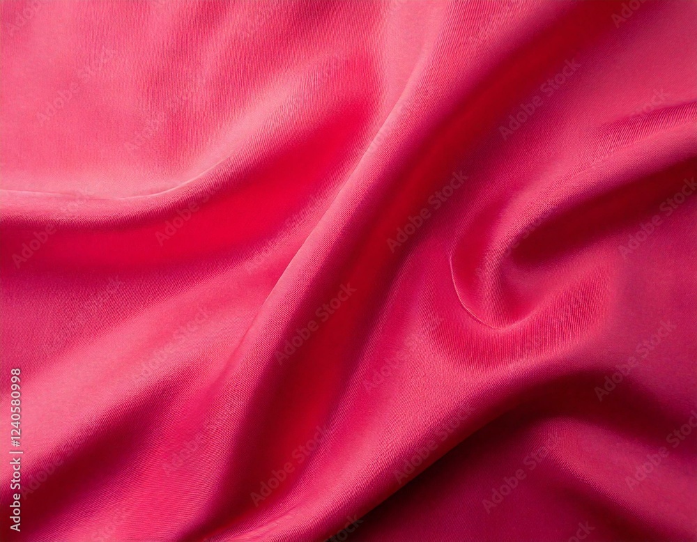 Obraz premium Pink smooth matte evenly lit plain silk texture background, uniform surface, soft appearance, vibrant shade, seamless look, delicate fabric, luxurious feel, high-quality material, refined finish, visu