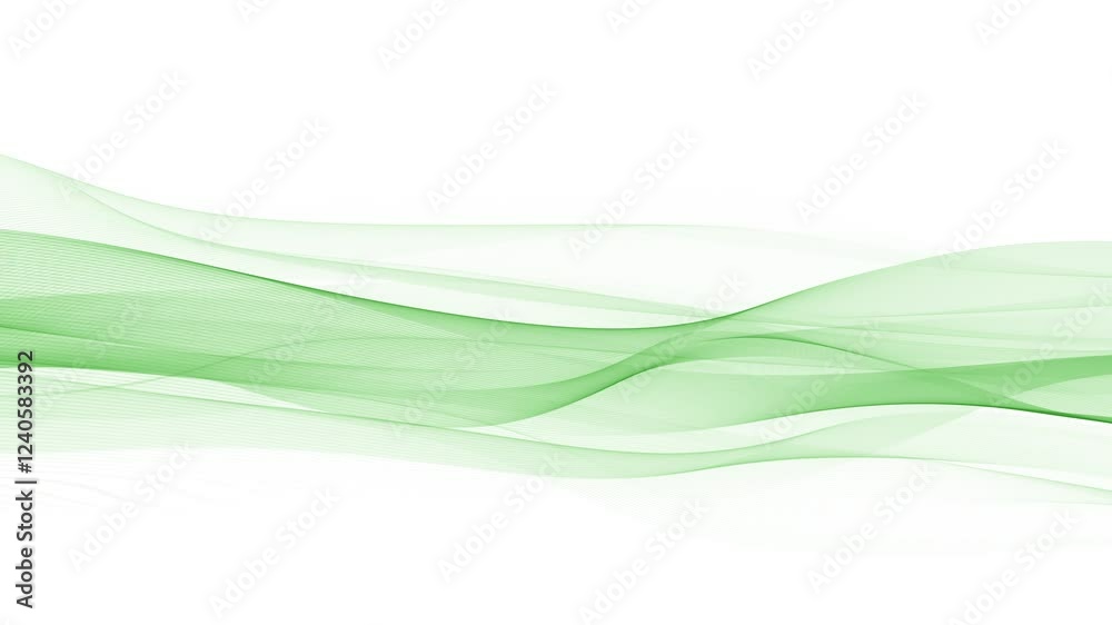 Abstract green lines background loop