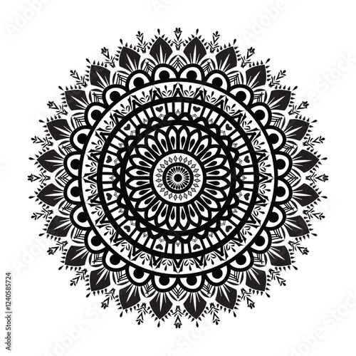ornament design of black shape 