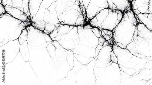 Close-up of neurons, neural network, nervous system, detail intricate of connections background