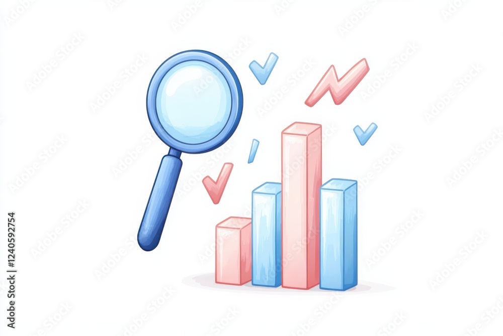 Professional analysis icon with graph and bar chart visualization for business finance reporting and data analytics Infographic statistics metrics and performance tracking dashboard Professional analysis icon with graph and bar chart visualization for business finance reporting and data analytics Infographic statistics metrics and performance tracking dashboard