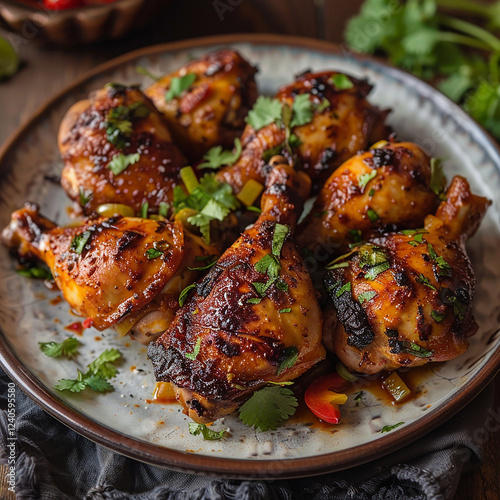 grilled chicken wings, Generative AI