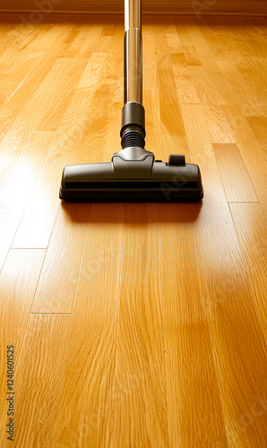 Vacuum Cleaner Head on Hardwood Floor
