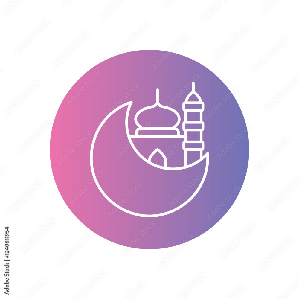 Ramadan Decor icon vector stock illustration Ramadan Decor icon vector stock illustration