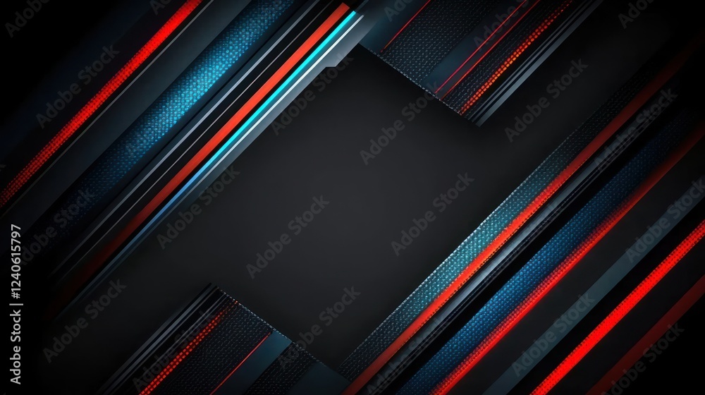 Fototapeta premium Abstract background with dynamic lines and vibrant colors