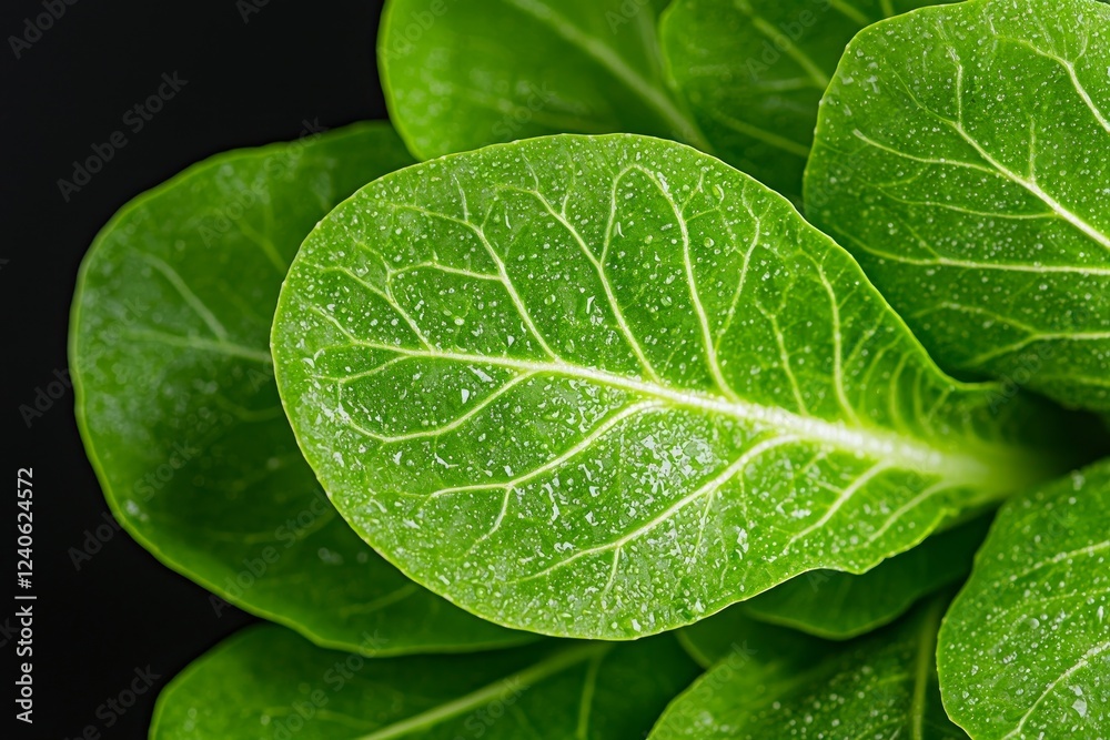 A young cabbage with fresh leaves captured in close-up. The scene is part of an agriculture business featuring a bountiful harvest in either a field or greenhouse A young cabbage with fresh leaves captured in close-up. The scene is part of an agriculture business featuring a bountiful harvest in either a field or greenhouse