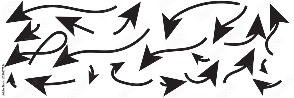 Set of simple lines hand drawn black arrows in various style. Set of simple of hand drawn black arrows. Set of simple lines hand drawn black arrows. Various of simple lines arrows collection Set of simple lines hand drawn black arrows in various style. Set of simple of hand drawn black arrows. Set of simple lines hand drawn black arrows. Various of simple lines arrows collection