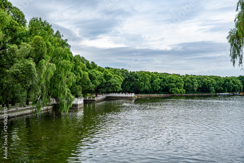 Scenery of Beiling Park in Shenyang, China