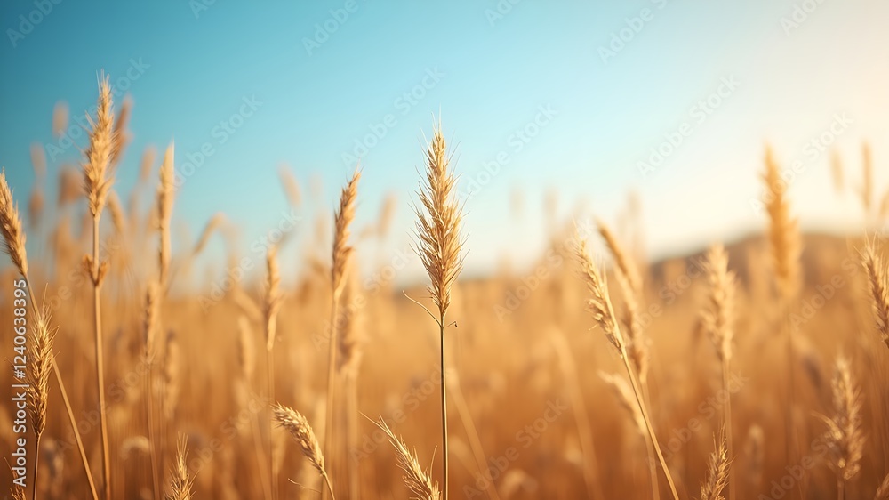 Golden wheat waves Golden wheat waves