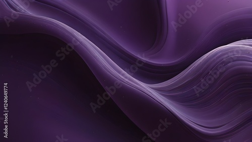 Wallpaper Mural Abstract wavy liquid background in purple colors. Generative AI Torontodigital.ca