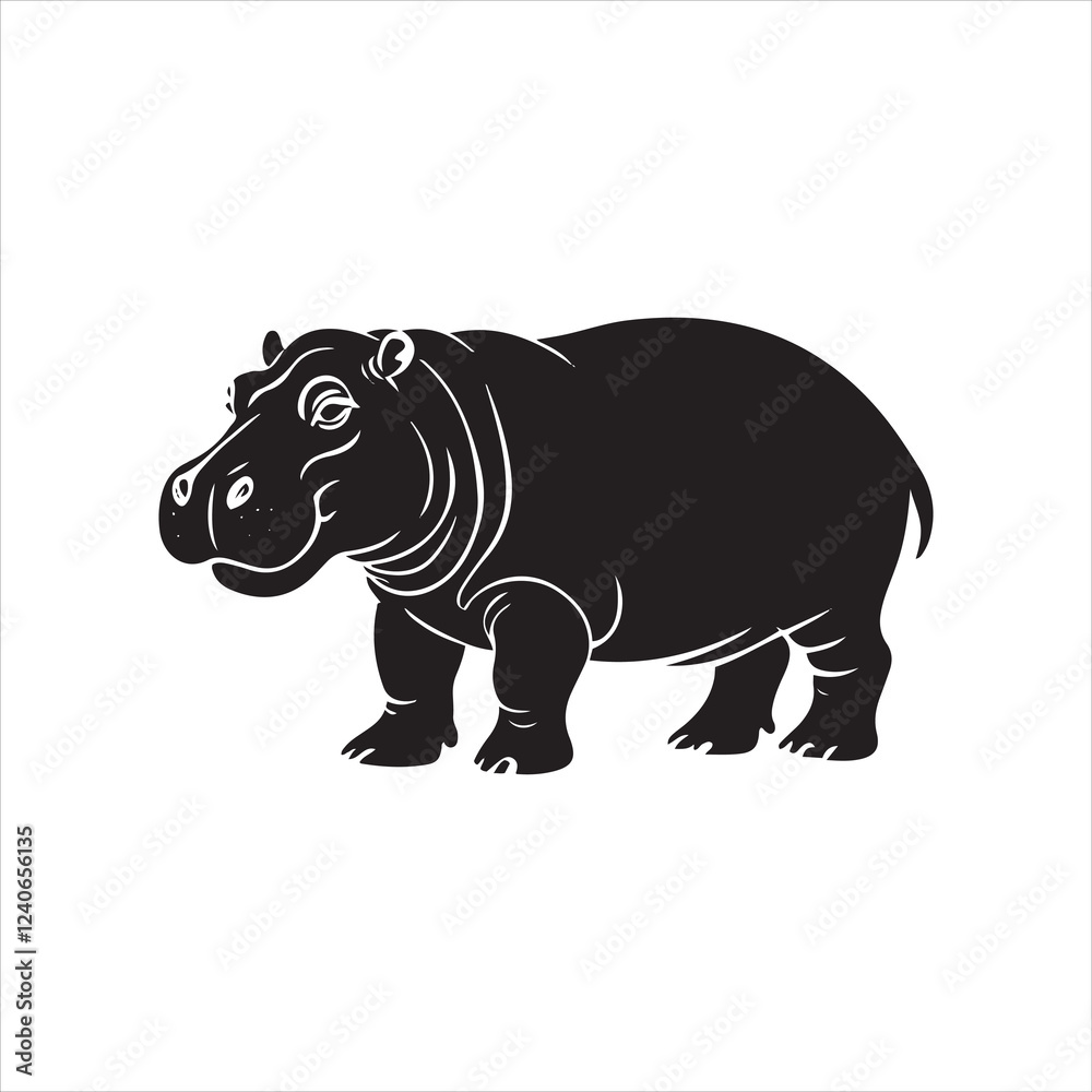 Fototapeta premium The Best National Parks to See Hippopotamuses in the Wild