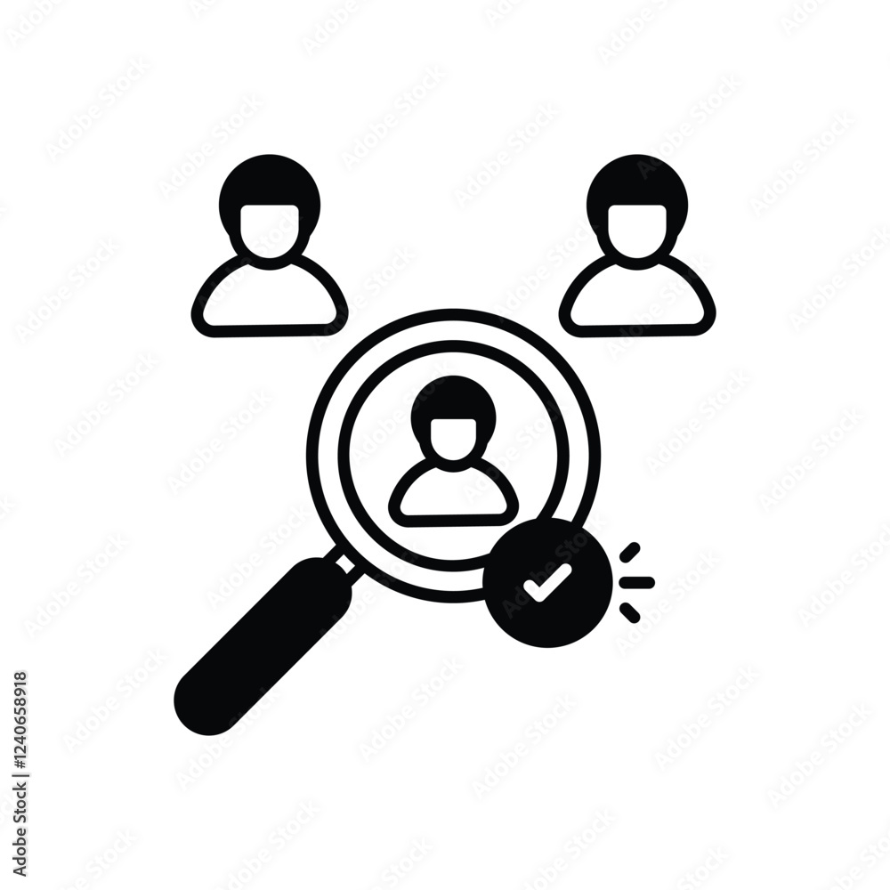 Recruitment vector icon Recruitment vector icon