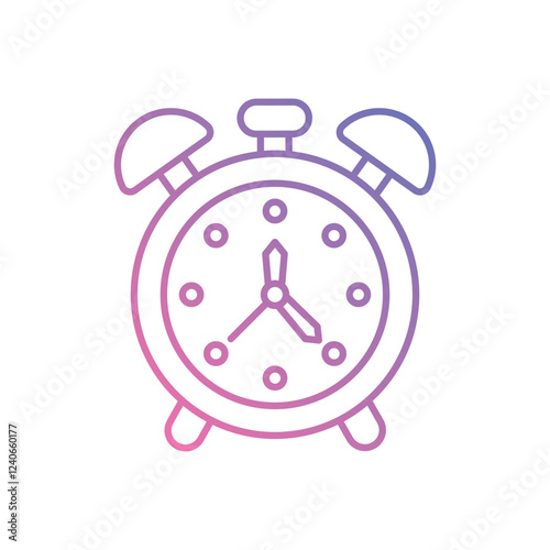 Alarm Clock icon vector stock illustration