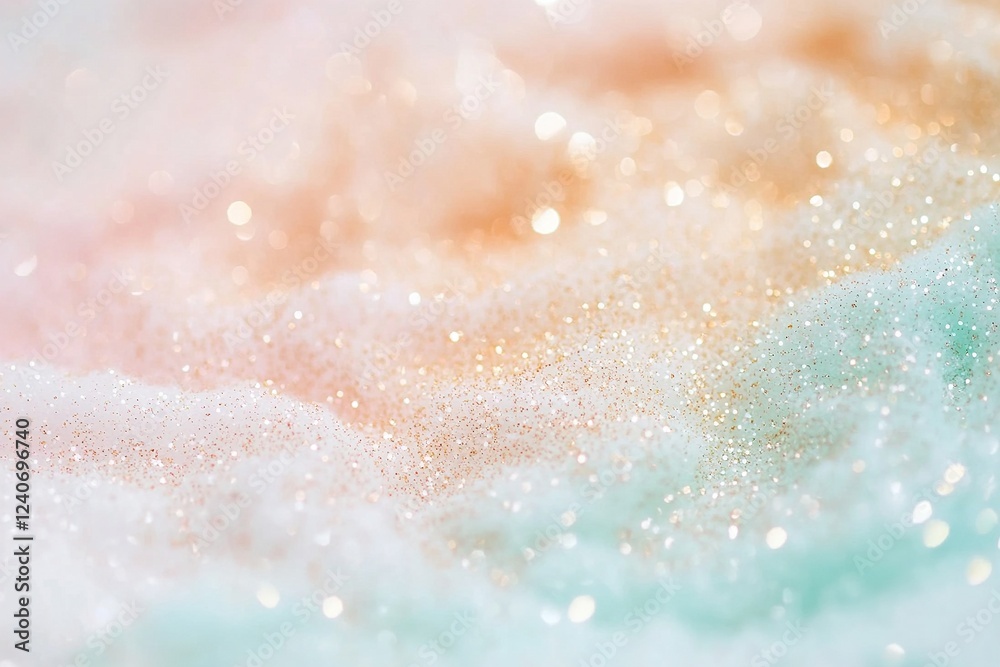 Gentle hues transition from pale yellow to mint green, enveloped in twinkling star-like glitter that creates a tranquil, ethereal atmosphere. A perfect backdrop for creativity and inspiration Gentle hues transition from pale yellow to mint green, enveloped in twinkling star-like glitter that creates a tranquil, ethereal atmosphere. A perfect backdrop for creativity and inspiration