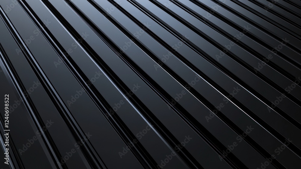 Obraz premium Abstract Black and White Stripes
