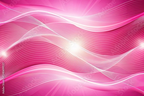 Abstract Pink Background with Lines and Gradients