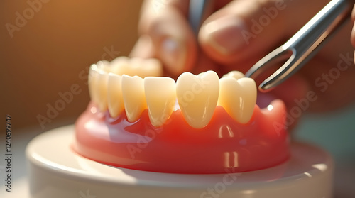 The process of making an artificial jaw