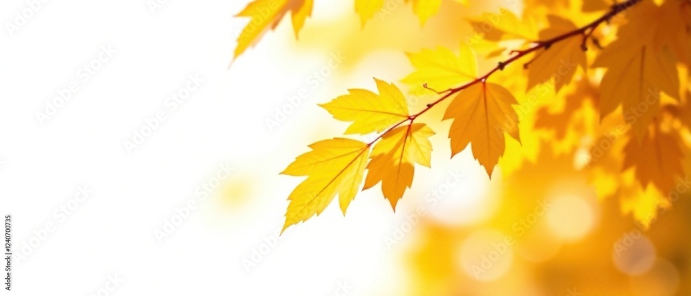 Autumn Leaves Fall Transition - Close Up Alpha Channel Autumn Leaves Fall Transition - Close Up Alpha Channel