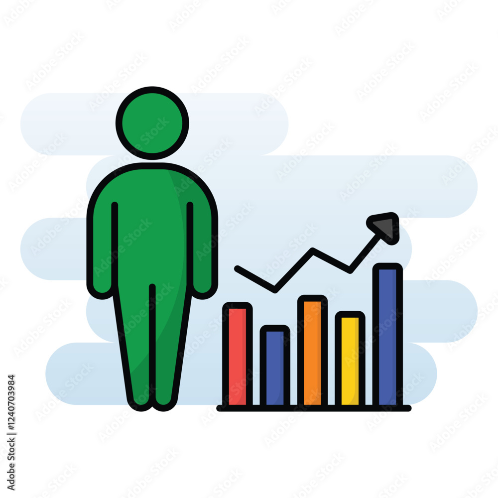 Growth vector icon Growth vector icon