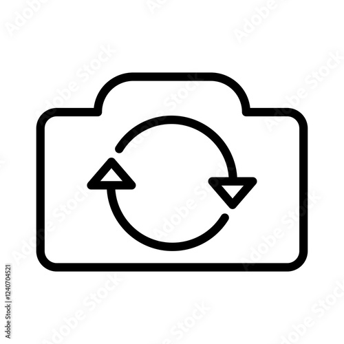 camera flip vector ico photo