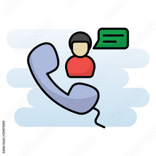 Contact vector icon