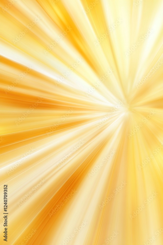 Obraz premium A dynamic burst of bright yellow tones radiates from a central point, enveloping the area in warmth and energy. Soft gradients around the text area enhance the vibrancy, creating an inviting look