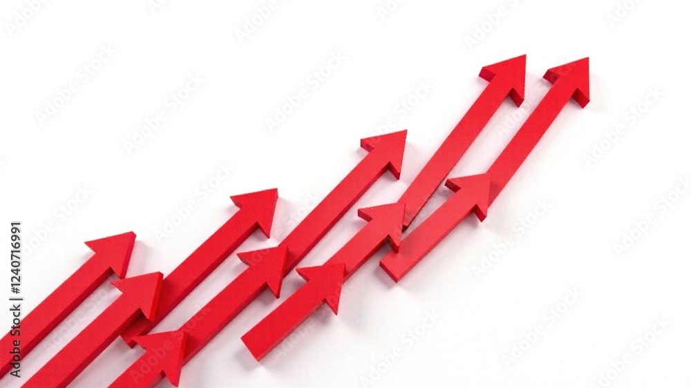 Soaring Red Arrows: Dynamic Growth Soaring Red Arrows: Dynamic Growth
