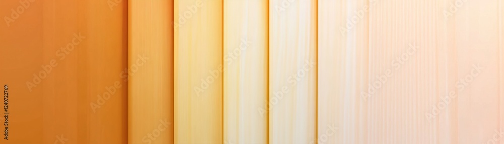 Fototapeta premium A smooth vertical gradient flows from a rich golden yellow at the top to a soft lemon yellow at the bottom, ideal for creating clean text overlays without distractions