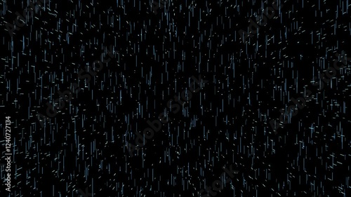 Smooth animation of blue vertical stripes on a dark background, creating an effect of depth and space.