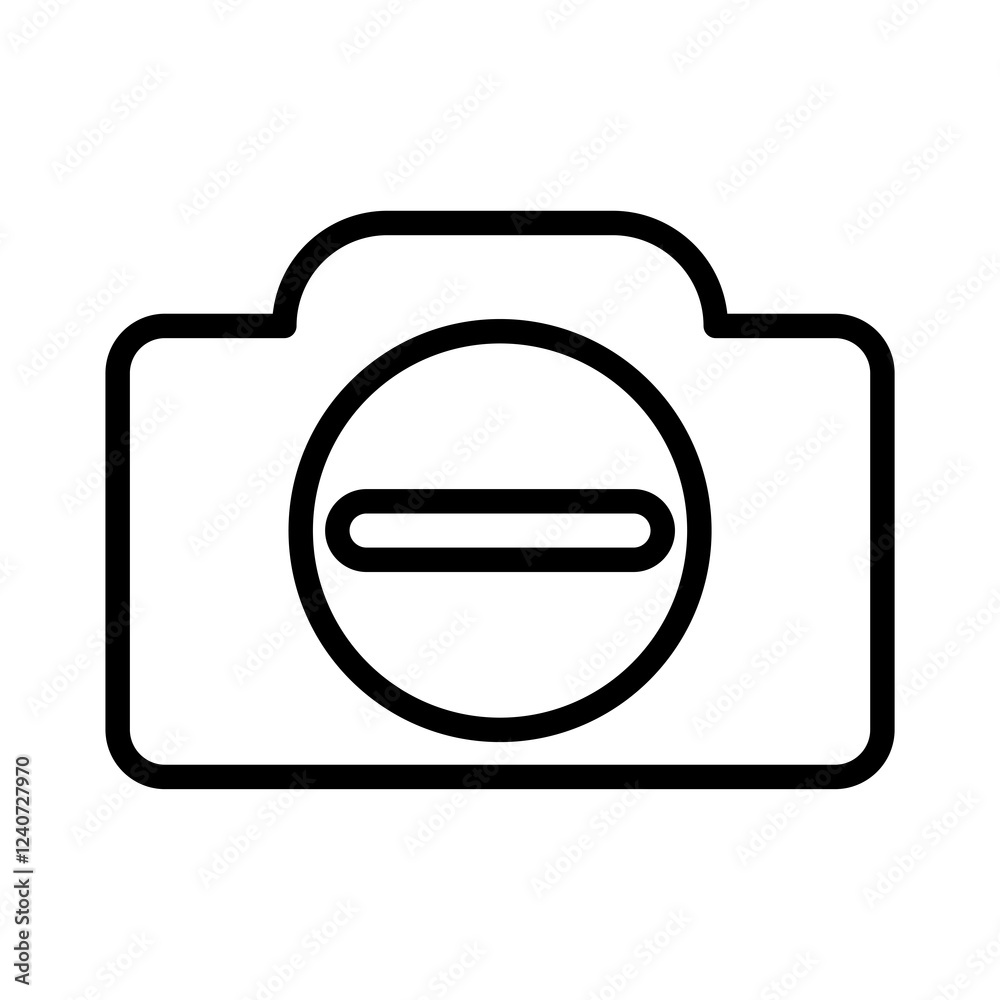 camera off vector icon