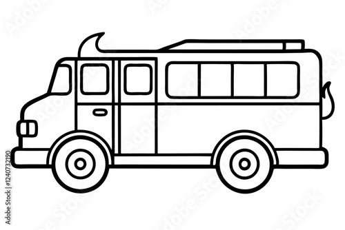 illustration of a bus