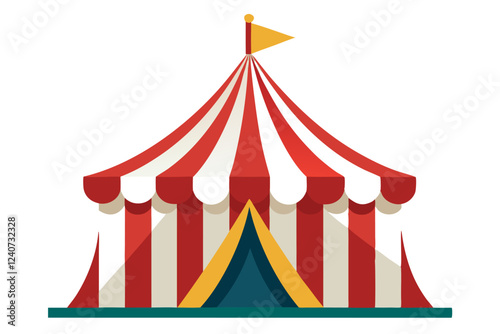 circus tent vector illustration