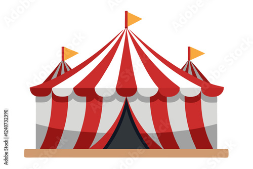 circus tent vector illustration
