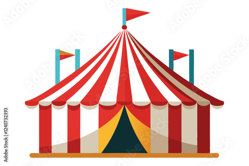 circus tent vector illustration