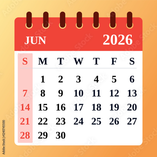 June 2026 Calendar and Productivity Map. june march 2026 Monthly Calendar and Planner, Strategic Jun 2026 Time Planner. Flat design
