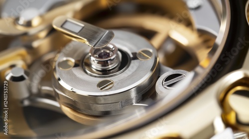 Wallpaper Mural Clock gear background and abstract. Pocket watch mechanism. Mechanical steel watch mechanism with cogwheel and screw. Watch or clockwork, extreme close-up. Time concept Torontodigital.ca