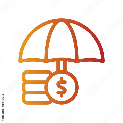 wealth gradient icon