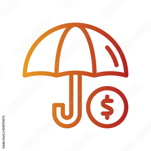 wealth gradient icon