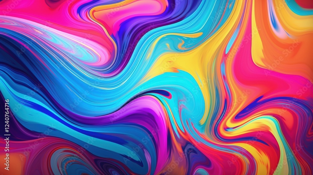 Vibrant Psychedelic Background with Colorful Swirls and Fluid Patterns for Creative and Artistic Designs Vibrant Psychedelic Background with Colorful Swirls and Fluid Patterns for Creative and Artistic Designs