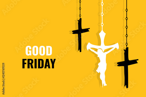 Good Friday Religious Crosses Faith Crucifixion Christian Celebration Memorial