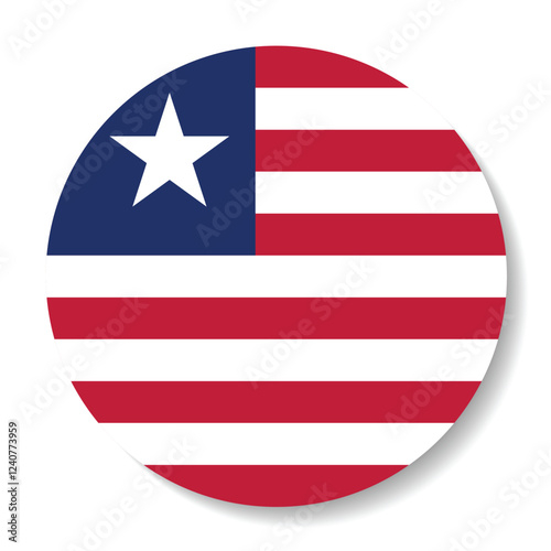 Flag of Liberia. Flag icon. Standard color. Circle icon flag. 3d illustration. Computer illustration. Digital illustration. Vector illustration. Free Download Flag of Liberia. Flag icon. Standard color. Circle icon flag. 3d illustration. Computer illustration. Digital illustration. Vector illustration. - GFXLoad