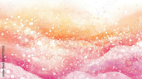 Soft Gradient Background with Bokeh Effects in Warm Colors