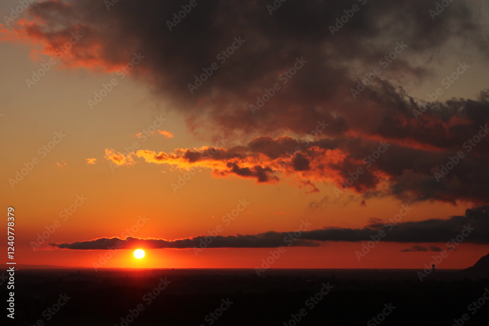 panorama al tramonto panorama al tramonto