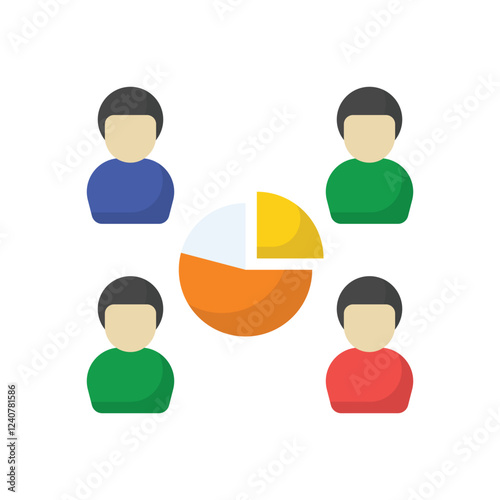 Shareholders vector icon