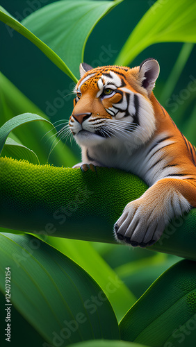 tiger in the forest
