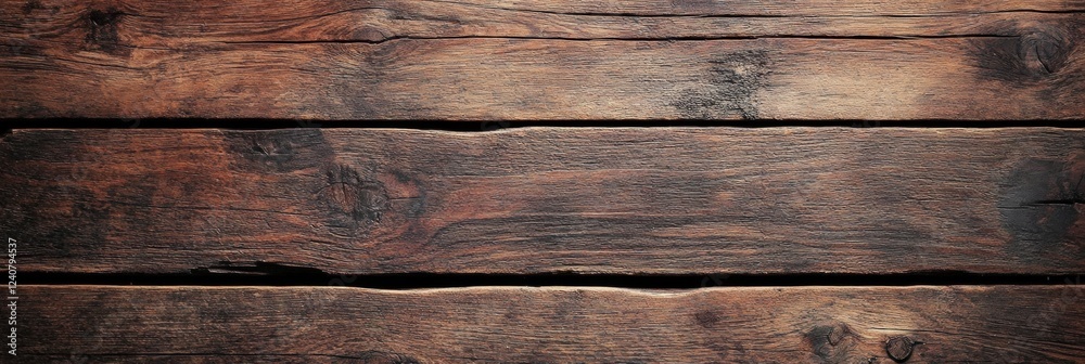 Fototapeta premium Rustic wooden surface providing a perfect backdrop for text or design elements in various creative projects. Generative AI