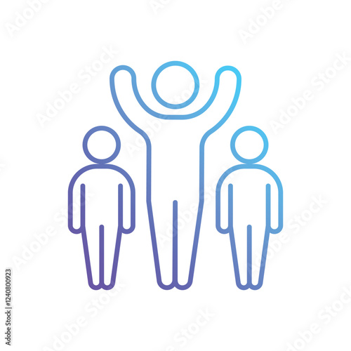Team Spirit vector icon
